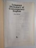 LONGMAN DICTIONARY OF CONTEMPORARY ENGLISH 